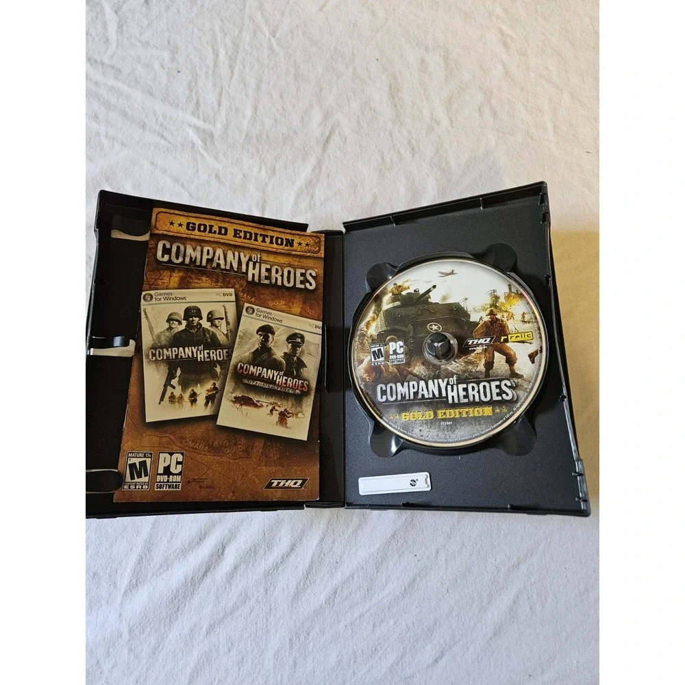 Company of Heroes Gold Edition PC DVD-ROM Complete w/ Manual Opposing Fronts